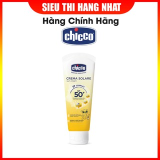 Kem chống nắng 3 tác động SPF 50+ Chicco 0M+ giúp bảo vệ da toàn diện, giữ ẩm và dưỡng da, có khả năng chịu nước tốt