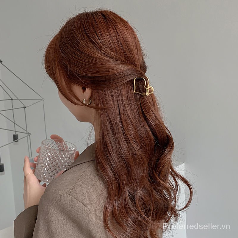 New Barrettes Metal Adult Hair Volume Less Back Head Mini Claw Clip Online Influencer Refined Ponytail Clip wngN