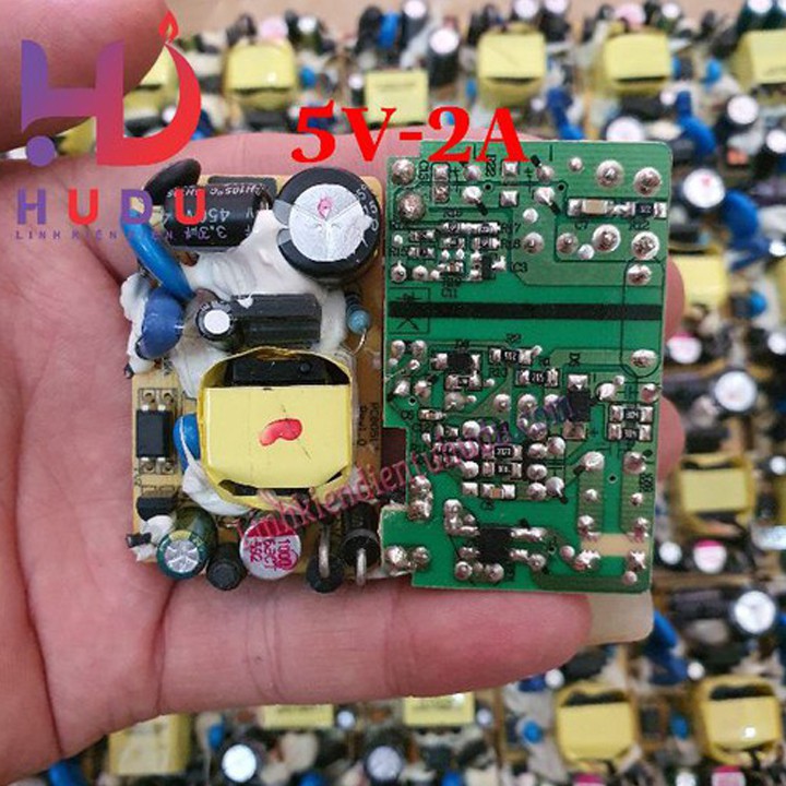 Nguồn 5V - 2A bo mạch chuyển nguồn 220vDC sang 5v 2a DC không vỏ linh kiện thiết bị điện tử
