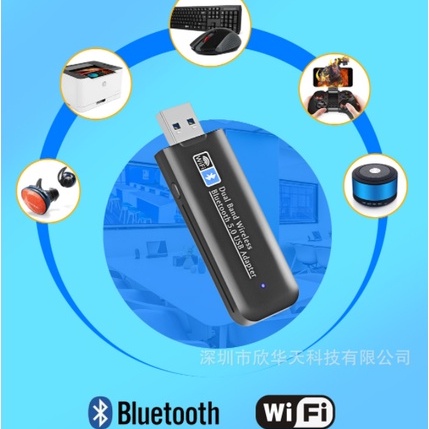 [HỎA TỐC - BH 6 Tháng] USB Thu WiFi Comfast CF-811AC có 5Ghz cho macOS Hackintosh Windows , 600mbps 5G CF 811AC