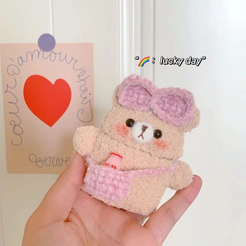 Len Xù Cuộn Xiao Ke Ai Không Rụng Lông Đan Móc Thú Bông