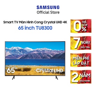 Smart Tivi Samsung Màn Hình Cong UHD 4K 65 inch UA65TU8300KXXV - Miễn phí lắp đặt