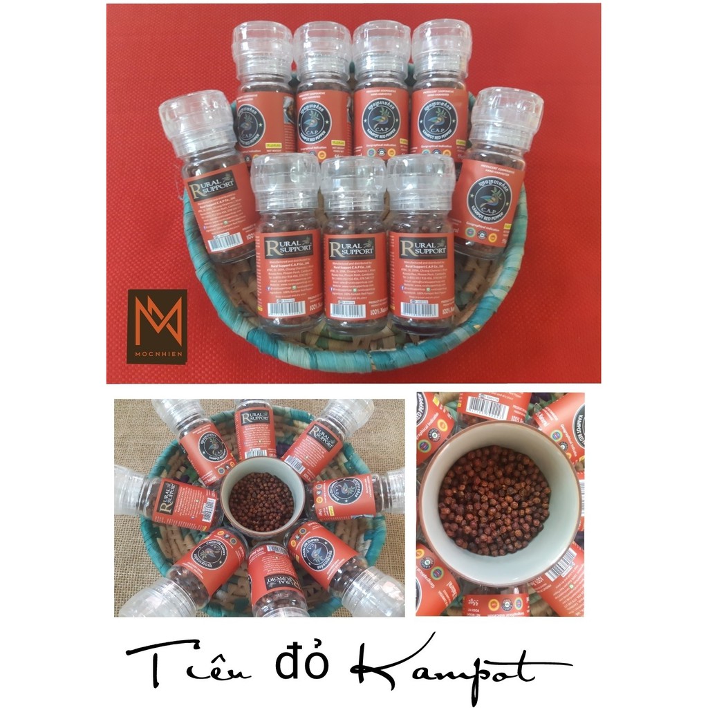 TIÊU SẠCH - TIÊU ĐỎ KAMPOT CAMPUCHIA