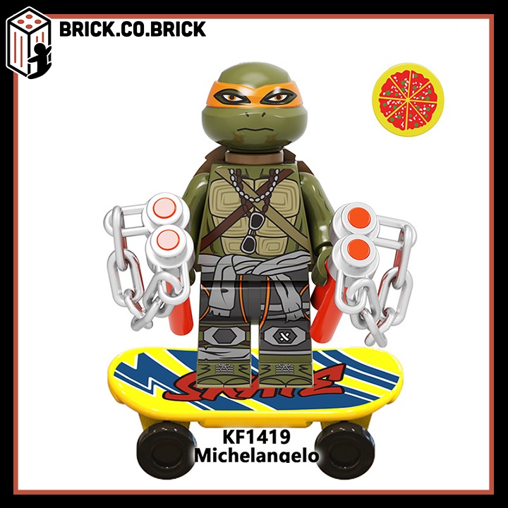 Lắp ráp Mô hình Ninja Rùa Đồ Chơi Minifigure Ninja Turtle Bản Mới Nhất KF6125