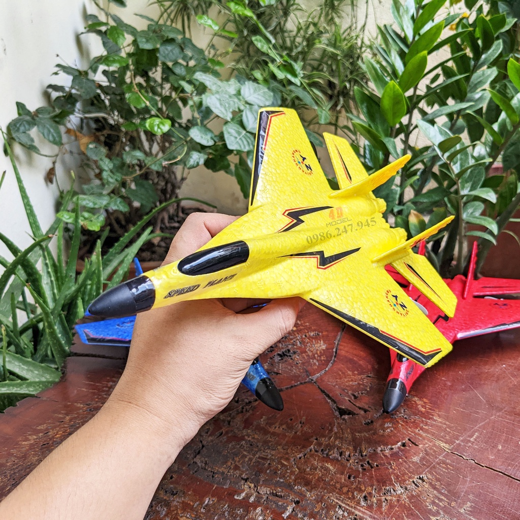 Máy Bay Điều Khiển Từ Xa Zy320. Xốp dẻo EPP siêu bền. Pin bay 10 phút, Size 29*21*8CM. Điều khiển 2 kênh, Xa 150m