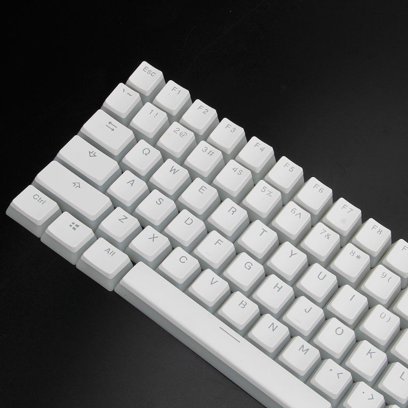 FUN RGB 108 Keycaps ANSI Layout PBT Milk Shot Backlit Keycap For OEM Cherry MX gh60 poker 87 tkl 104 108