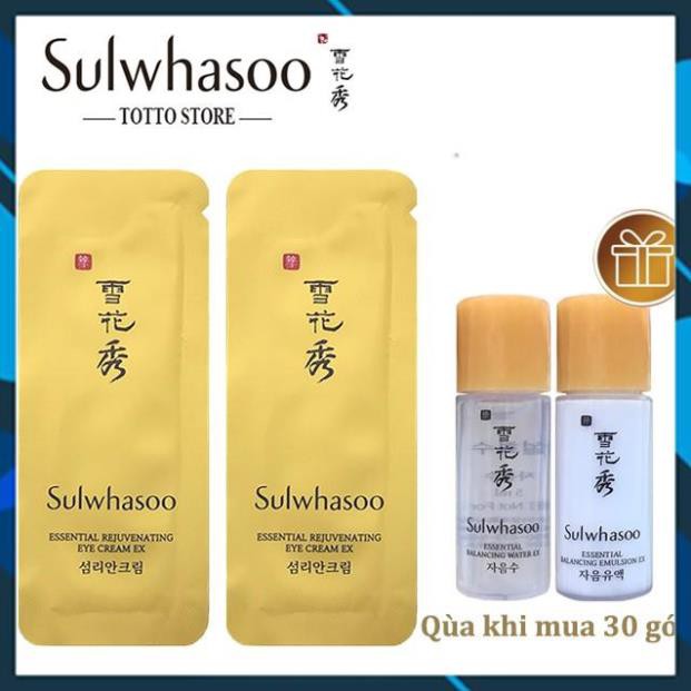 [30 gói] Kem dưỡng trẻ hoá và làm sáng da vùng mắt Sulwhasoo Essential Rejuvenating Eye Cream Ex - Kem mắt Sulwhasoo