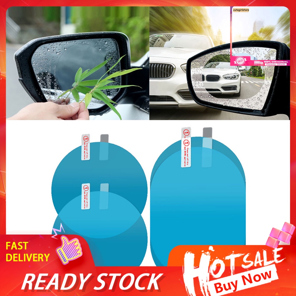 Phim Dán Bảo Vệ Kính Chiếu Hậu Xe Hơi Chống Sương Mù / Nước Mưa Tiện Dụng
