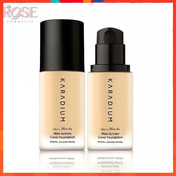 Kem Nền KARADIUM  Kiềm Dầu HQ Che Phủ Khuyết Điểm Hoàn Hảo, Siêu Mịn Nhẹ, Bền Màu Tự Nhiên Main Actress Cover Foundation