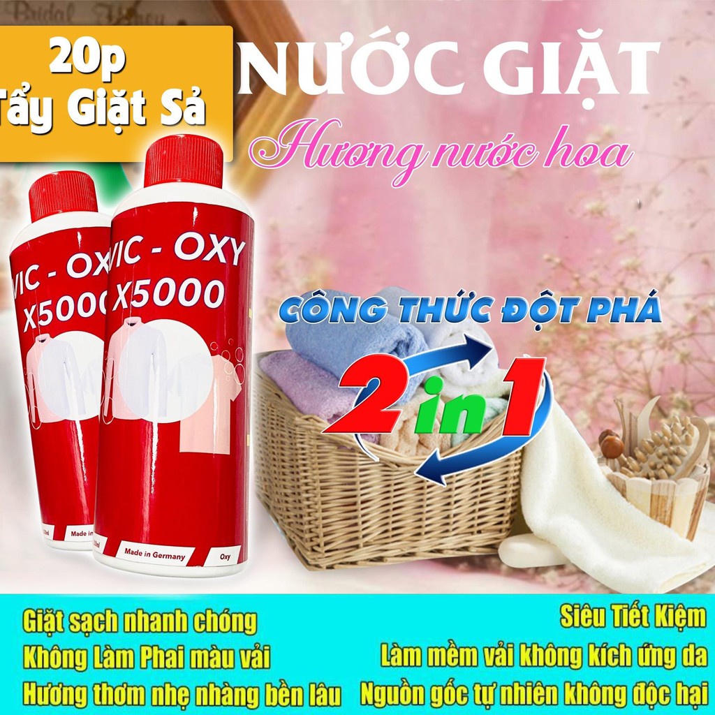 💥Tẩy Là Sạch💥Nước tẩy trắng vết ố, thuốc tẩy mốc quần áo x5000 – 100% Chính Hãng – Không làm mỏng vải quần áo