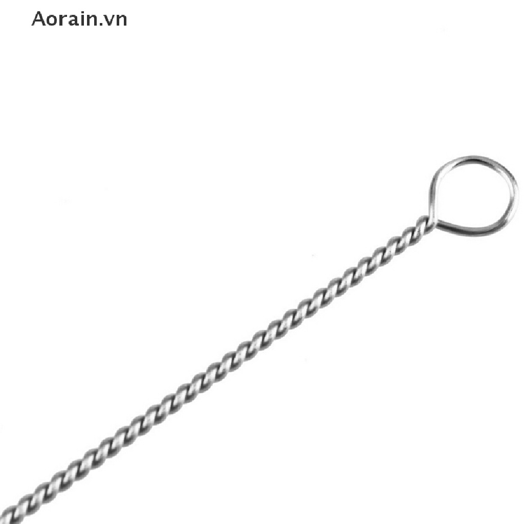 1 Cọ Vệ Sinh Ống Hút Bằng Thép Không Gỉ 17cm  1 Bàn Chải Làm Sạch Ống Hút