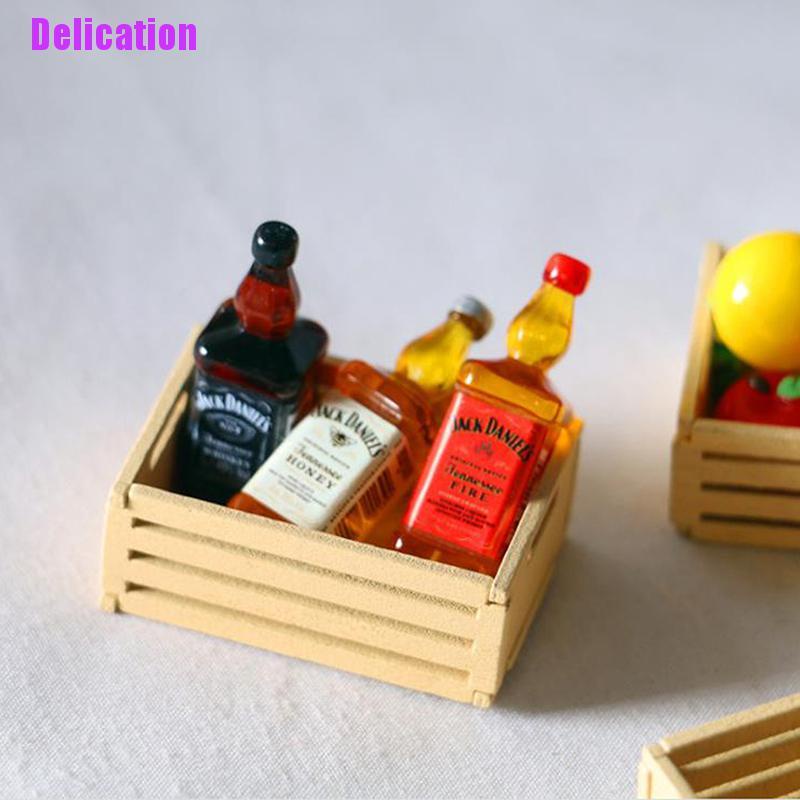 Kệ Gỗ Mini Tỉ Lệ 1 / 12 Trang Trí Nhà Búp Bê