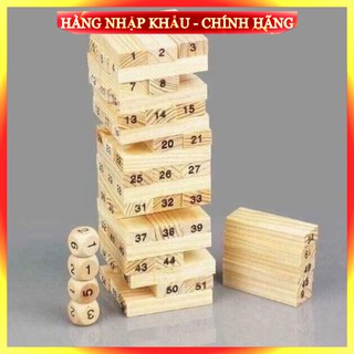 [Sản Phẩm Loại 1] Bộ Đồ Chơi Rút Gỗ Wiss Toy Thanh Gỗ Và 4 Xúc Xắc, Rèn Luyện Khả Năng Quan Sát, Khéo Léo