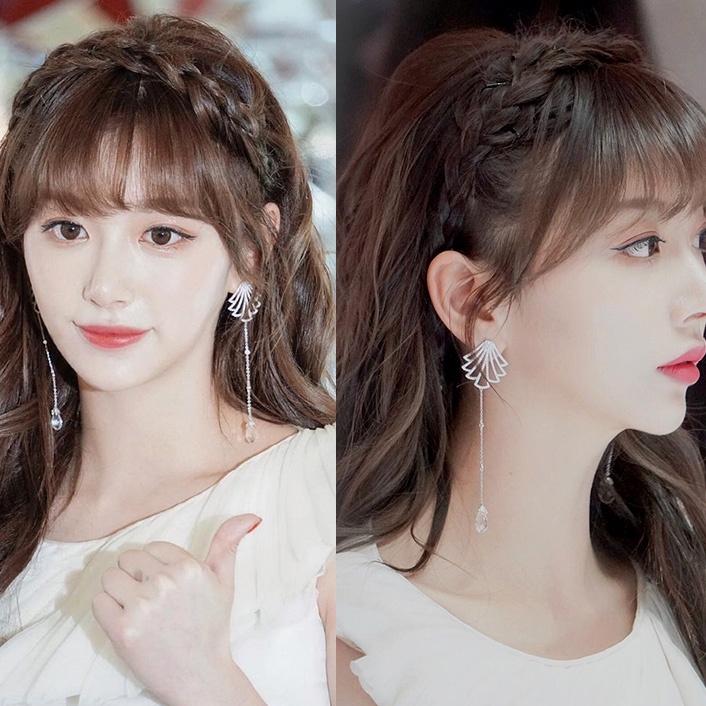 Băng đồ cài tóc, bờm tết tóc giả chống trượt