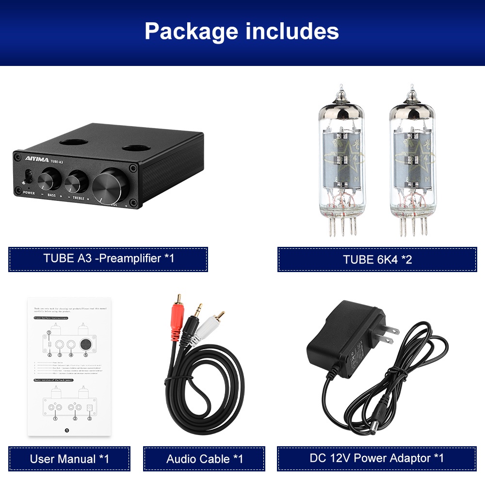 Bộ khuếch đại âm thanh Aiyima A3 cho loa HIFI DC12V