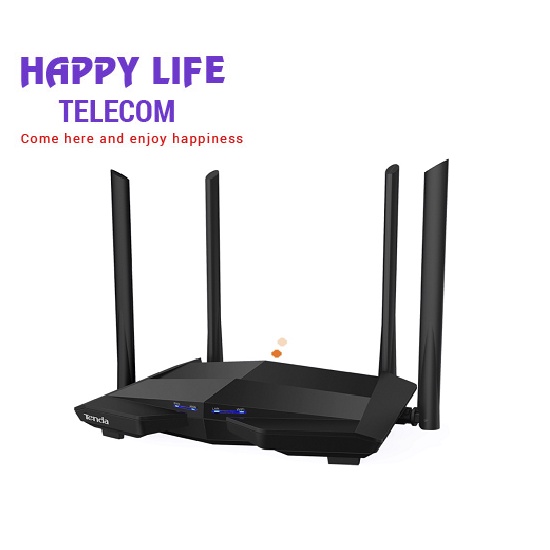 Phát Wifi Tenda AC10 Chính hãng (4 anten 5dBi, 1200Mbps, 2 băng tần, Repeater, 3LAN 1Gbps). VI TÍNH QUỐC DUY