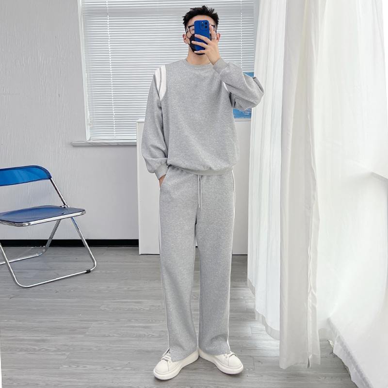 Bộ đông nam mặc nhà, Quần áo thể thao nam nữ form rộng Hàn Quốc mã BD-006