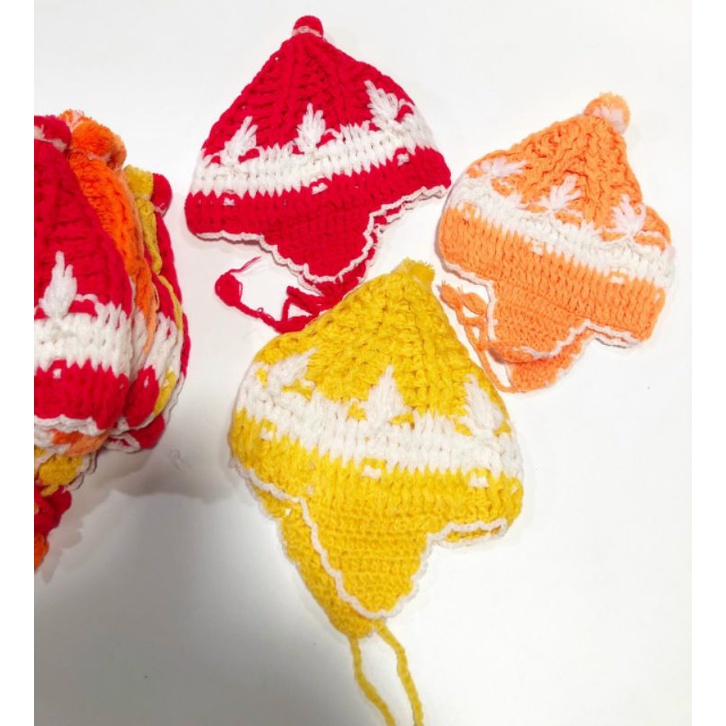 Mũ len mắt na cho bé sơ sinh/nhiều màu