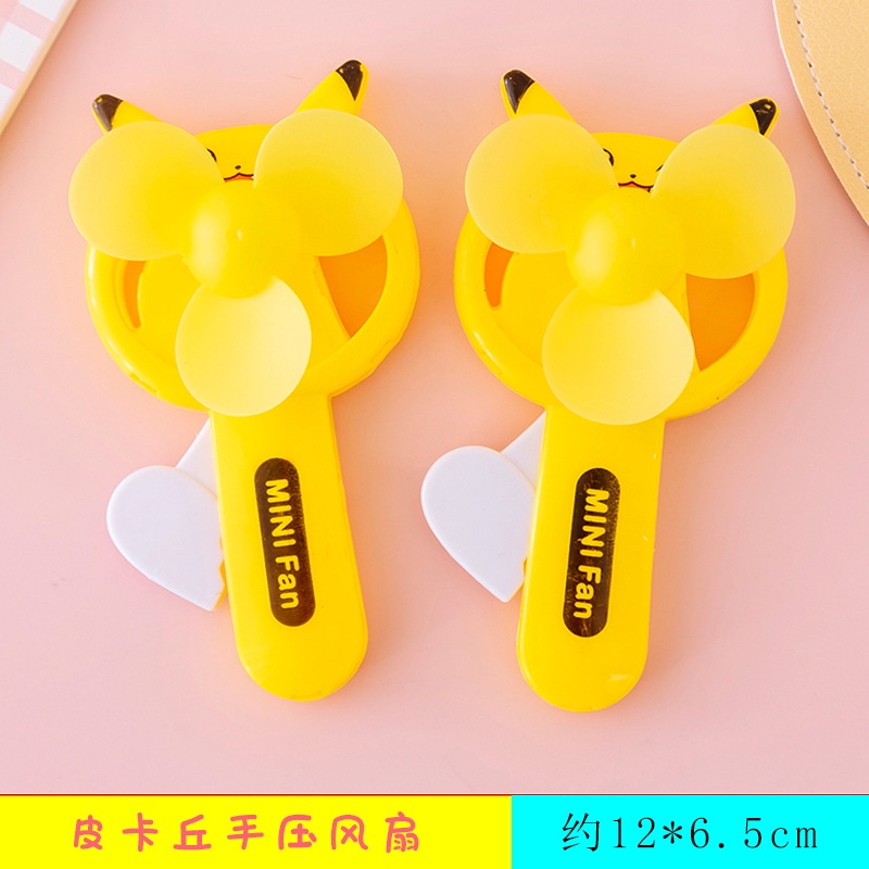 Quạt Cầm Tay mini Họa Tiết Hoạt Hình Cho Bé