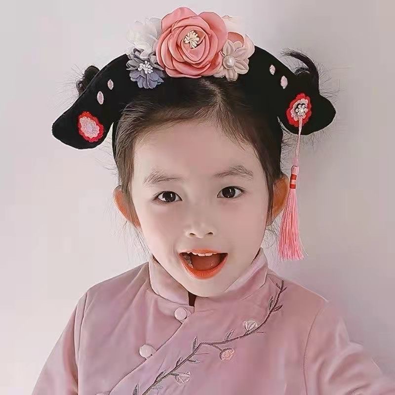Cài Tóc Tua Rua Phong Cách Trung Hoa Bờm tóc Cách Cách Nương Nương Đáng Yêu