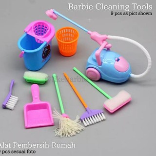 Dụng Cụ Vệ Sinh Cho Búp Bê Barbie