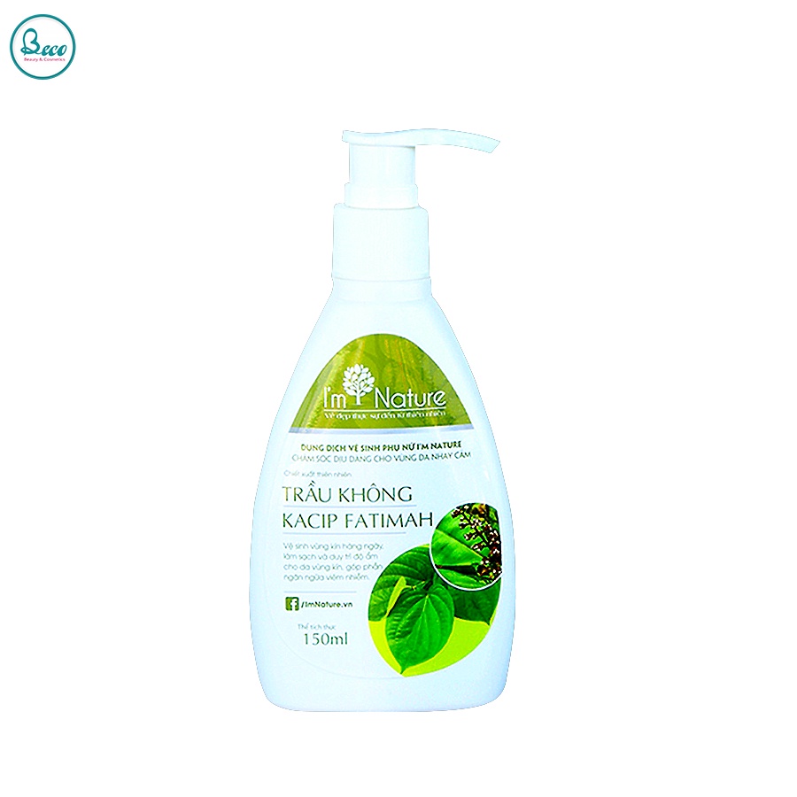 Dung Dịch Vệ Sinh Phụ Nữ Trầu Không I’m Nature 150ml [BECO-BC1369]