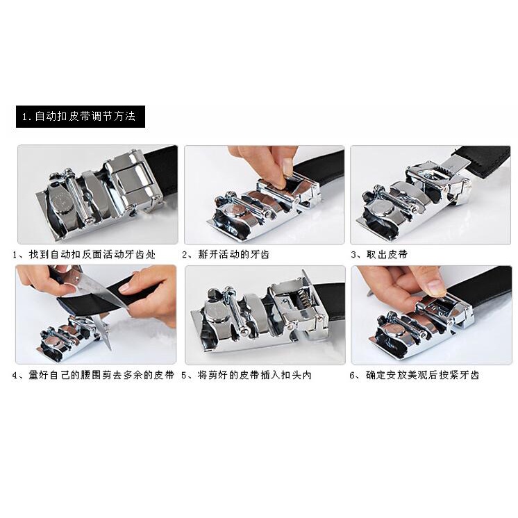 WAFNHA D182 Thắt Lưng Khóa Tự Động Thời Trang Công Sở Cao Cấp Cho Nam