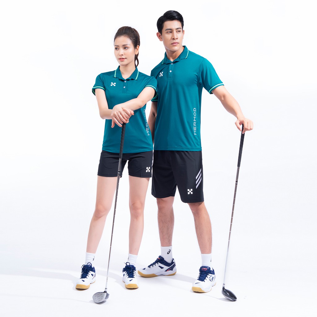 Áo Thể Thao Nữ HERMOD Tennis, Cầu Lông, Bóng Chuyền, Vải Co Dãn, Thoáng Mát, Thấm Hút S01XLB