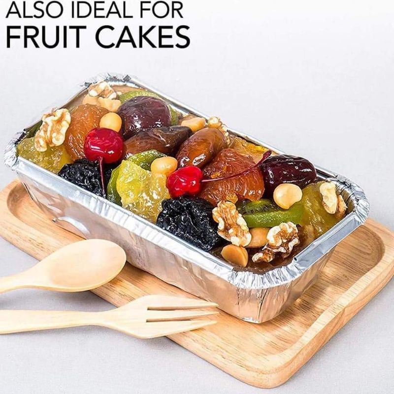 Khuôn giấy bạc nấu,nứơng đồ ăn hình chữ nhật 1 sét 10 cái