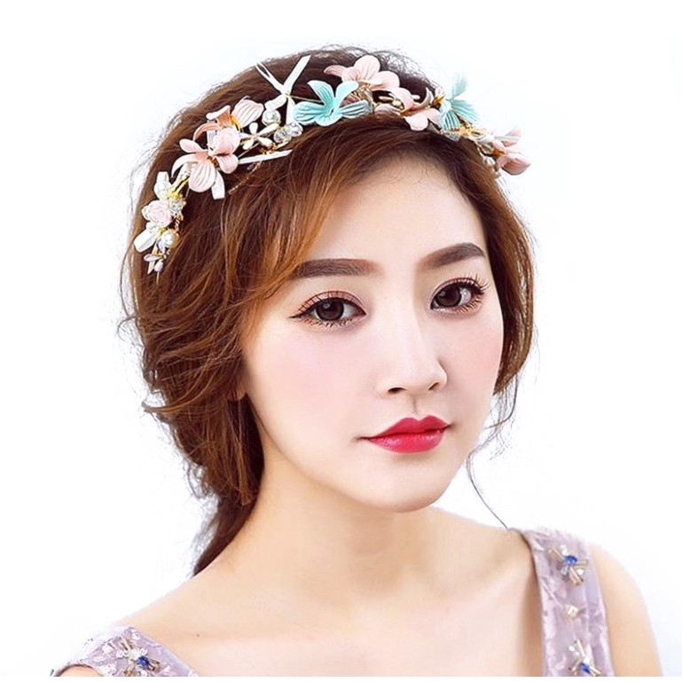 Băng đô cài tóc đính ngọc trai thời trang tinh tế cho nữ
