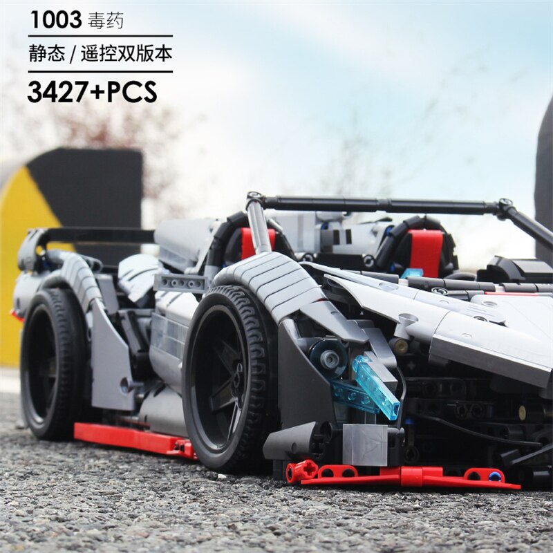 Đồ chơi giáo dục Lắp Ráp mô hình siêu xeTechnic Veneno Roadster Compatible MOC-10559 Super Racing Car Lamborghini XQ1003