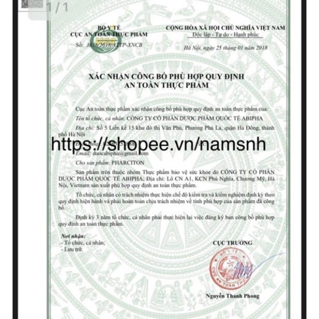 Pharciton -Bổ sung Vitamin và khoáng Chất ,giúp ăn ngon miệng (hộp 60 viên ) | Thế Giới Skin Care