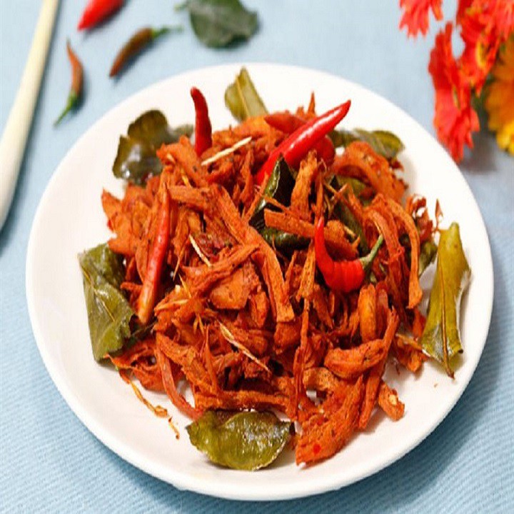 500g KHÔ GÀ LÁ CHANH LOẠI MỀM - DẺO - ĐẬM VỊ