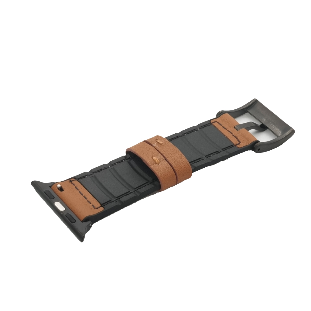 Apple Watch strap &silicone colorful Genuine Leather strap