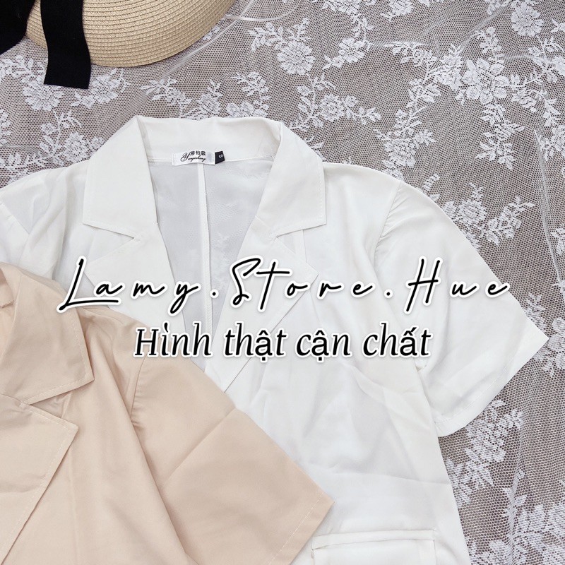 Áo khoác blazer tay lỡ chất vitex áo vest tay cộc tay lửng - VIDEO / HÌNH THẬT | BigBuy360 - bigbuy360.vn