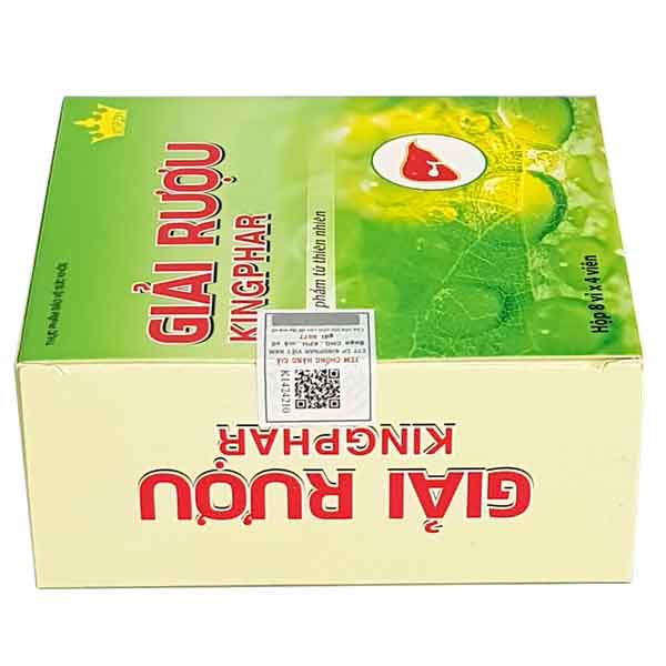 GIẢI RƯỢU, BỔ GAN KINGPHAR – HỖ TRỢ GIẢI ĐỘC GAN (HỘP 32 VIÊN)