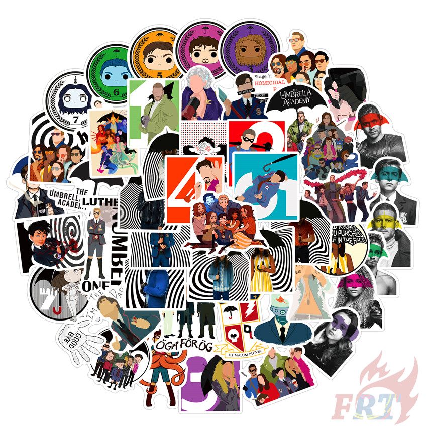 ❉ The Umbrella Academy - Series 05 TV Shows Stickers ❉ 50Pcs/Set Waterproof DIY Fashion Decals Doodle Stickers