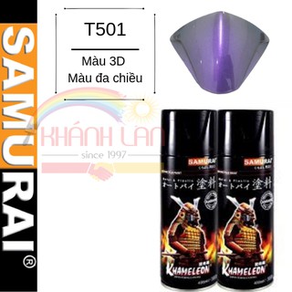 Sơn xịt Samurai Việt Nam – T501 – Màu 3D, màu đa chiều