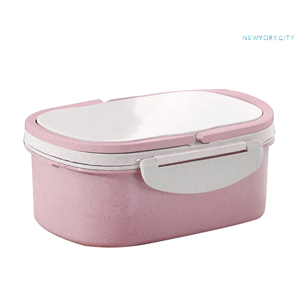 Hộp Nhựa Hai Tầng Đựng Thực Phẩm Có Tay Cầm