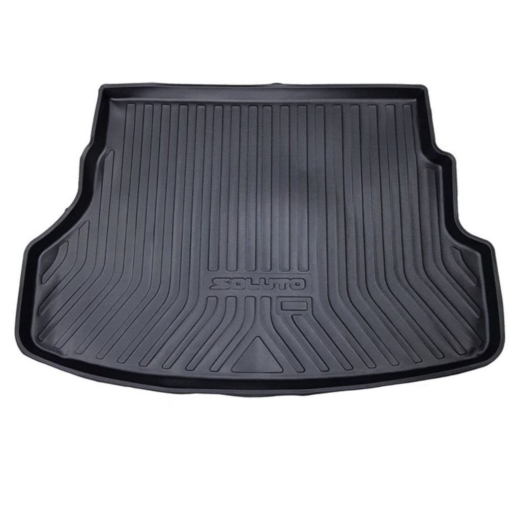 Lót cốp xe KIA SOLUTO 2019 - 2021 nhựa dẻo, dày, chống nước