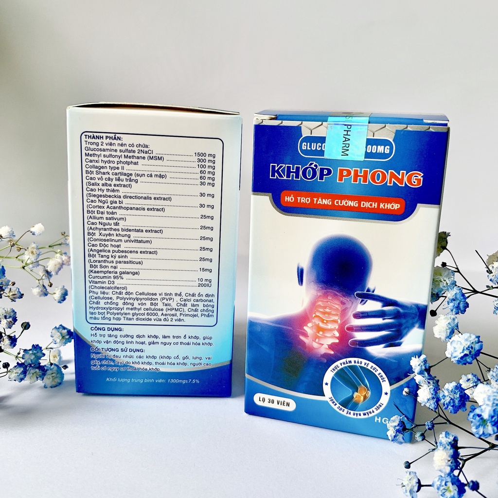 Viên xương khớp KHỚP PHONG - Hỗ trợ tăng cường dịch khớp