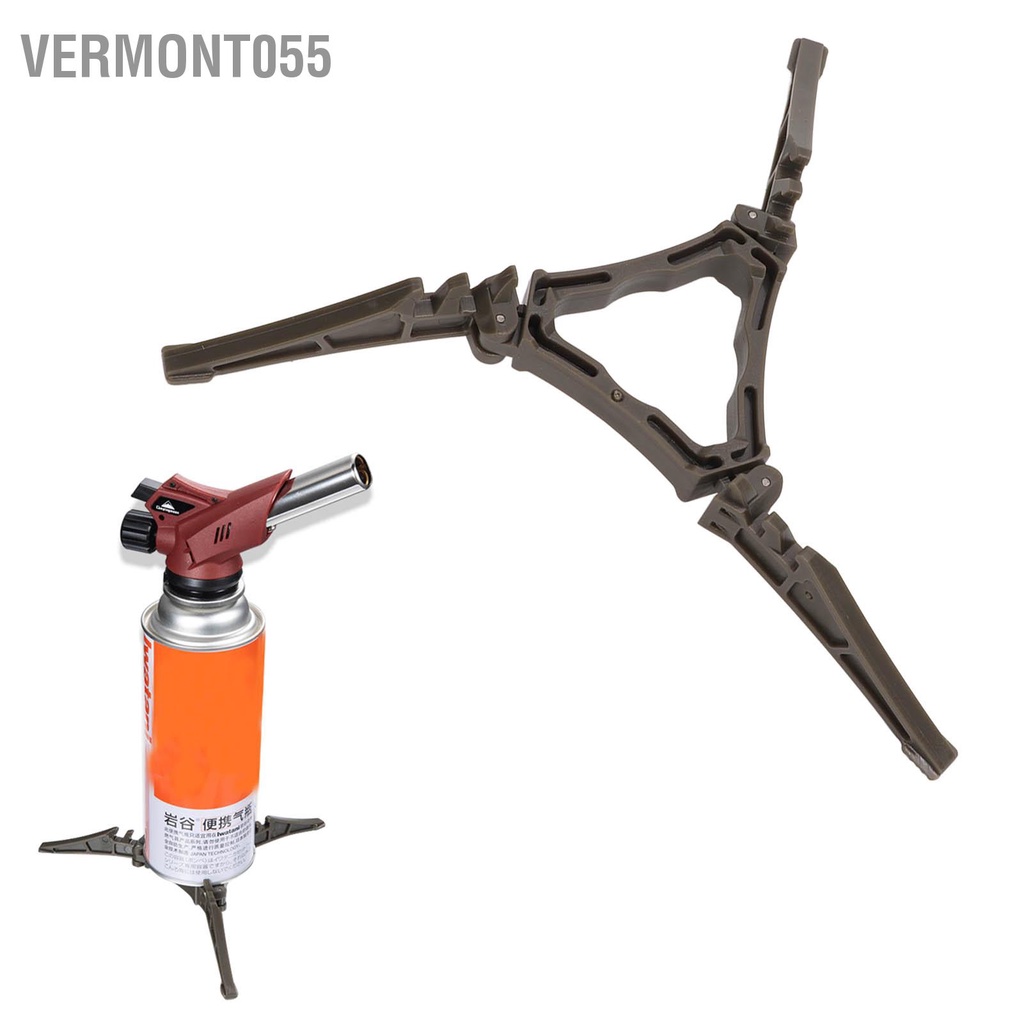 Vermont055 Có thể gập lại Bình gas Bếp đứng nhiên liệu di động đa năng ổn định để cắm trại Đi bộ đường dài Nấu ăn ngoài trời