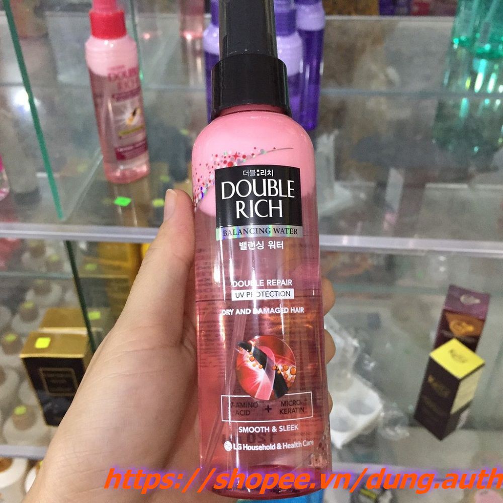 Xịt Dưỡng Tóc 120ml Double Rich Chăm Sóc Tóc Hư Tổn  Chính Hãng.