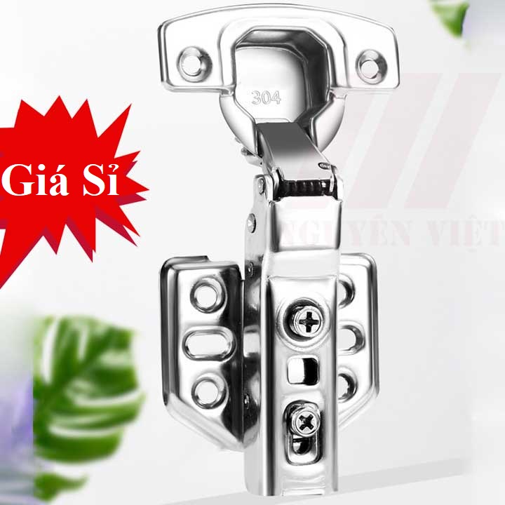 Combo 10 Bản lề tủ Bản lề hơi inox Bản lề giảm chấn Nguyên Việt cao cấp chống gỉ sét