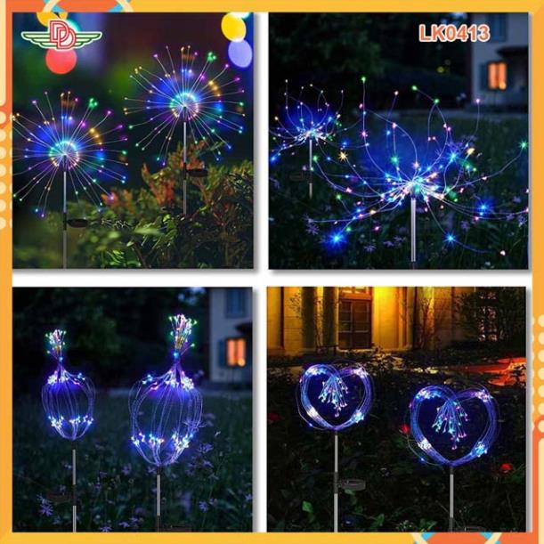 Đèn LED hình pháo hoa năng lượng mặt trời  LK0413