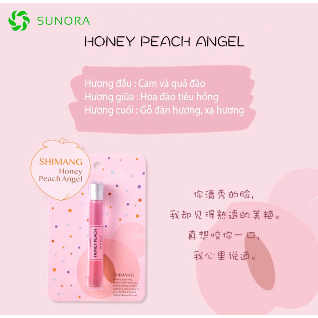 Nước Hoa Mini Bỏ Túi Dạng Ống Lăn Shimang 15ML Dream Siêu Dễ Thương