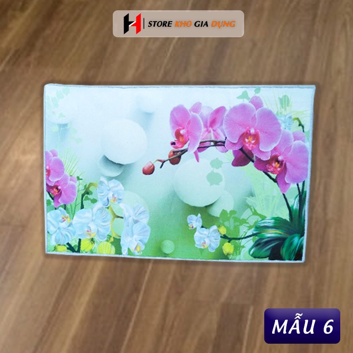 Thảm Lau Chân, Thảm Chùi Chân 3D Chống Trơn Trượt 40 x 60 Cm