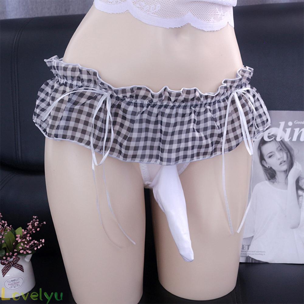 [ FAST SHIPPING ]Mens Sissy Pouch Panties/Sexy Lingerie Underwear Briefs Knickers Gay Underpants