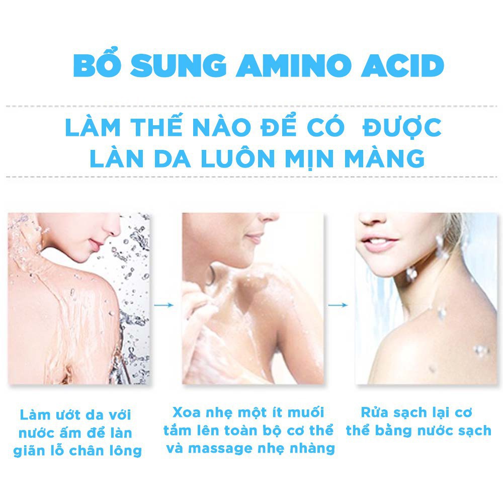 Muối tắm bò Scentio Beauty Buffet Q10 Whitening Salt Scrub