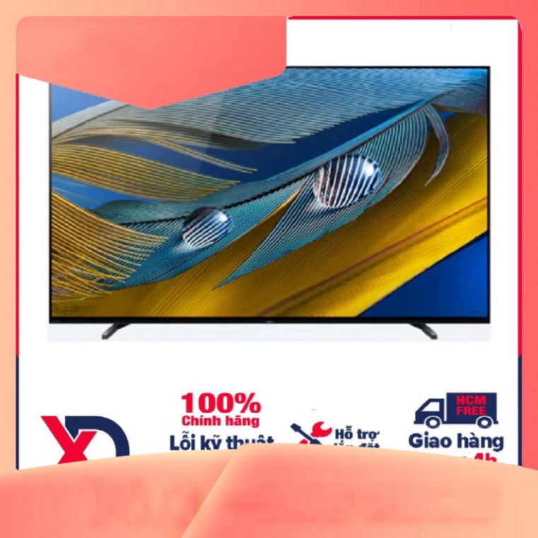 CH> Android Tivi OLED Sony 4K 55inch XR-55A80J Bộ xử lý trí tuệ nhận thức Cognitive Processor XR Công nghệ tạo màu XR Tr